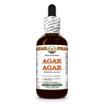 Agar Agar Alcohol-FREE Liquid Extract, Agar Agar (Gelidiella Acerosa) Dried Herb Powder Glycerite