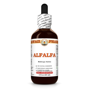 Alfalfa (Medicago Sativa) · leaves, alcohol-based tincture