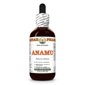Anamu Alcohol-FREE Liquid Extract, Anamu (Petiveria Alliacea) Dried Herb Powder Glycerite