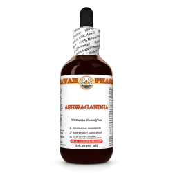 Ashwagandha Liquid Extract, Organic Ashwagandha (Withania Somnifera) Dried Root Tincture