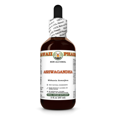 Ashwagandha Alcohol-FREE Liquid Extract, Organic Ashwagandha (Withania Somnifera) Dried Root Glycerite