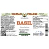 Basil Alcohol-FREE Liquid Extract, Basil (Ocimum Basilicum) Dried Leaf Glycerite