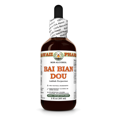Bai Bian Dou Alcohol-FREE Liquid Extract, Bai Bian Dou, Hyacinth (Lablab Purpureus) Bean Glycerite