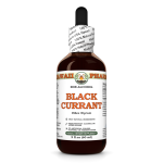 Black Currant (Ribes Nigrum) Tincture, Certified Organic Dried Leaf ALCOHOL-FREE Liquid Extract