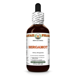 Bergamot Alcohol-FREE Liquid Extract, Bergamot (Citrus Bergamia) Dried Fruit Peel Glycerite
