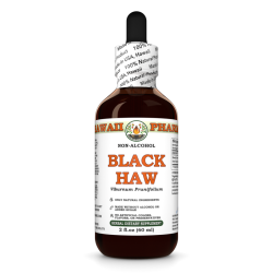 Black Haw Alcohol-FREE Liquid Extract, Black Haw (Viburnum Prunifolium) Dried Bark Glycerite