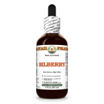Bilberry Alcohol-FREE Liquid Extract, Organic Bilberry (Vaccinium myrtillus) Dried Leaf Glycerite