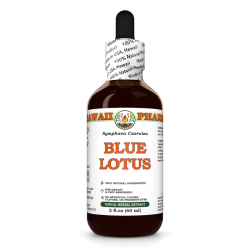 Blue Lotus (Nymphaea caerulea) Wildcrafted Dried Flower Alcohol-Free Liquid Botanical Extract