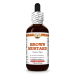 Brown Mustard (Brassica Nigra) Tincture, Certified Organic Dried Seed Liquid Extract