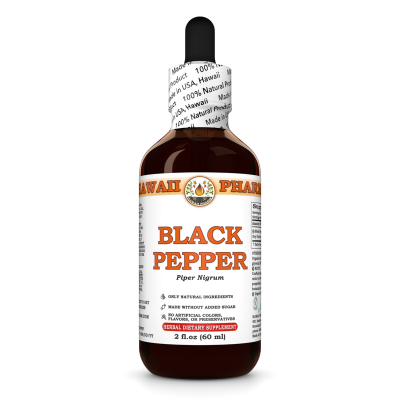 Black Pepper Liquid Extract, Organic Black Pepper (Piper Nigrum) Dried fruit Tincture