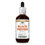 Black Pepper Liquid Extract, Organic Black Pepper (Piper Nigrum) Dried fruit Alcohol-Free Glycerite