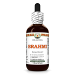 Brahmi Alcohol-FREE Liquid Extract, Organic Brahmi (Bacopa Monnieri) Dried Whole Herb Liquid Glycerite