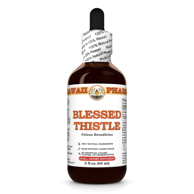 Blessed Thistle Liquid Extract, Organic Blessed Thistle (Cnicus benedictus) Dried Leaf, Stem and Flower Tincture