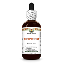Buckthorn Alcohol-FREE Liquid Extract, Organic Buckthorn (Frangula Alnus) Dried Bark Glycerite