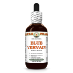Blue Vervain Alcohol-FREE Liquid Extract, Organic Blue Vervain (Verbena Hastata) Dried Above-Ground Parts Glycerite