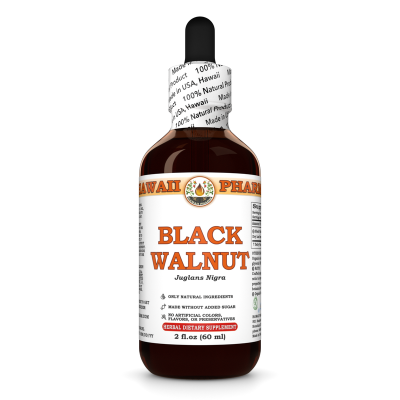 Black Walnut (Juglans Nigra) Tincture, Dried Leaf Liquid Extract