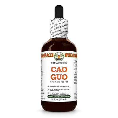 Cao Guo Liquid Extract. Cao Guo (Amomum Tsaoko) Dry Fruit Glycerite