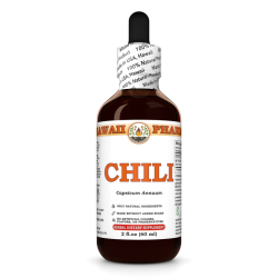 Chili Liquid Extract, Organic Chili (Capsicum annuum) Dried Fruits Tincture