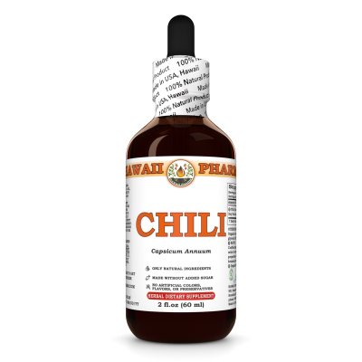 Chili Liquid Extract, Organic Chili (Capsicum annuum) Dried Fruits Tincture