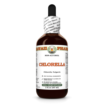 Chlorella Alcohol-FREE Liquid Extract, Chlorella (Chlorella vulgaris) Dried Entire Plant Glycerite