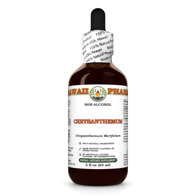 Chrysanthemum Alcohol-FREE Liquid Extract, Organic Chrysanthemum (Chrysanthemum Morifolium) Dried Flower Glycerite