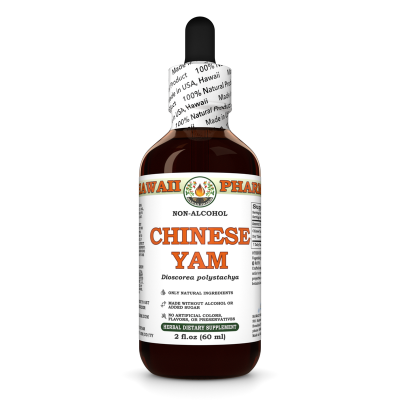Chinese Yam (Dioscorea Polystachya) Tincture, Dried Tuber ALCOHOL-FREE Liquid Extract