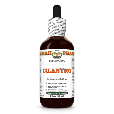 Cilantro Alcohol-FREE Liquid Extract, Organic Cilantro (Coriandrum Sativum) Dried Leaf Glycerite