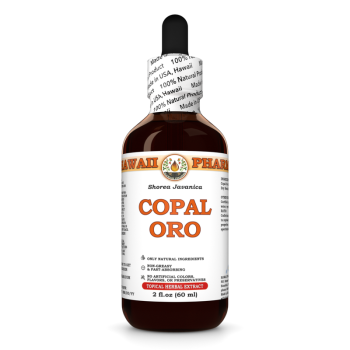 Copal Oro (Shorea Javanica) · alcohol-based tincture, external use only
