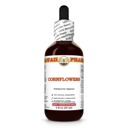 Cornflowers Liquid Extract, Organic Cornflowers (Centaurea Cyanus) Dried Flower Tincture