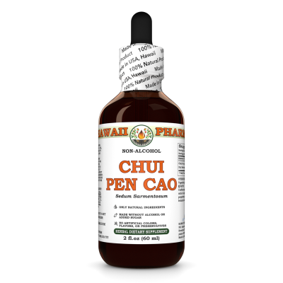 Chui Pen Cao (Sedum Sarmentosum) Tincture, Dried Herb ALCOHOL-FREE Liquid Extract