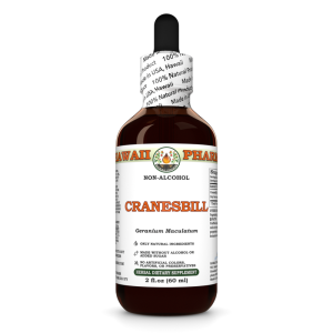 Cranesbill Alcohol-FREE Liquid Extract, Cranesbill (Geranium Maculatum) Dried Root Glycerite