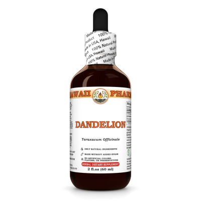 Dandelion Liquid Extract, Organic Dandelion (Taraxacum Officinale) Dried Leaf Tincture