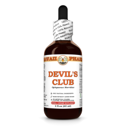 Devil's Club Liquid Extract Organic Devil's Club (Oplopanax Horridus) Dried Root Bark Tincture