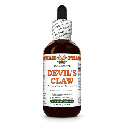 Devil's Claw Alcohol-FREE Liquid Extract, Devil's Claw (Harpagophytum Procumbens) Dried Root Tuber Glycerite