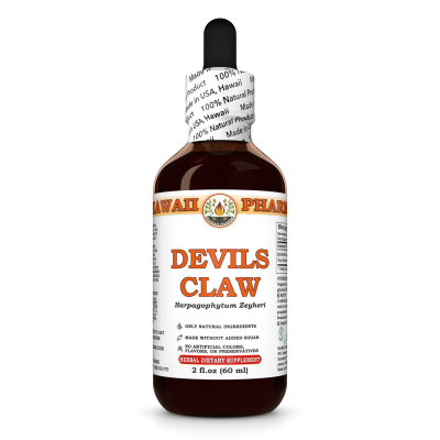Devil's Claw Liquid Extract, Organic Devil's Claw (Harpagophytum Zeyheri) Dried Root Tincture
