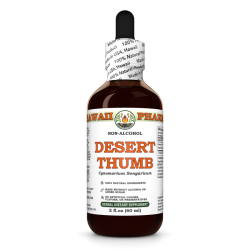 Desert Thumb, Suo Yang (Cynomorium Songaricum) Tincture, Dried Herb ALCOHOL-FREE Liquid Extract, Desert Thumb, Glycerite Herbal Supplement