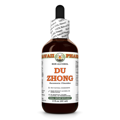 Du Zhong Alcohol-FREE Liquid Extract, Du Zhong, Eucommia (Eucommia Ulmoides) Bark Glycerite