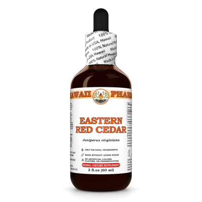Eastern Red Cedar (Juniperus virginiana) Tincture, Dried Chip Liquid Extract