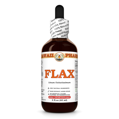 Flax Liquid Extract, Organic Flax (Linum usitatissimum) Dried Seeds Tincture