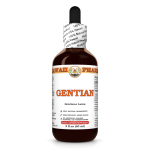 Gentian Liquid Extract, Organic Gentian (Gentiana lutea) Dried Root Tincture