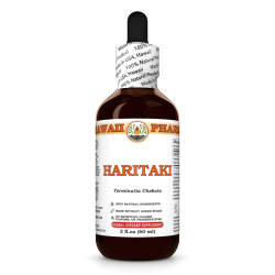 Haritaki, Black Myrobalan (Terminalia Chebula) Tincture, Dried Fruit Liquid Extract, Haritaki, Herbal Supplement