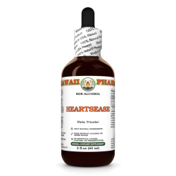 Heartsease Alcohol-FREE Liquid Extract, Heartsease (Viola tricolor) Dried Leaf and Flower Glycerite