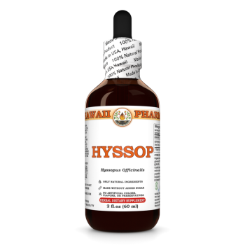 Hisopo (Hyssopus officinalis) · hierba, tintura con alcohol