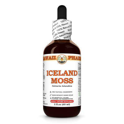 Iceland Moss Liquid Extract, Iceland Moss (Cetraria Islandica) Whole Plant Tincture