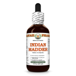 Indian Madder Liquid Extract, Dried root (Rubia Cordifolia) Alcohol-Free Glycerite