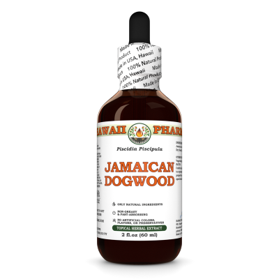 Jamaican Dogwood Alcohol-FREE Liquid Extract, Jamaican Dogwood (Piscidia Piscipula) Dried Bark Glycerite