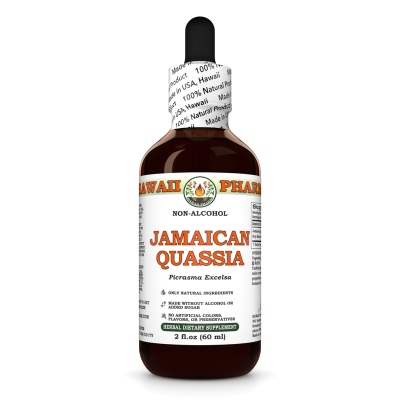 Jamaican Quassia (Picrasma Excelsa) Tincture, Wildcrafted Dried Bark ALCOHOL-FREE Liquid Extract