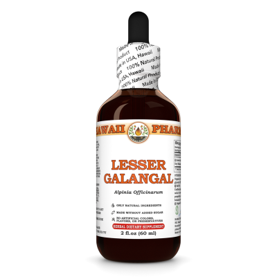 Lesser Galangal Liquid Extract, Dried rhizome (Alpinia Officinarum) Tincture