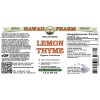 Lemon Thyme (Thymus Citriodorus) Tincture, Certified Organic Dried Leaf ALCOHOL-FREE Liquid Extract