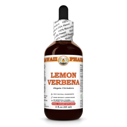 Lemon Verbena (Aloysia Citriodora) Tincture, Certified Organic Dried Leaf Liquid Extract